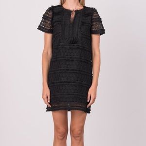 Margaret O’Leary Black lace dress